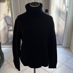 Charcoal Gray Turtleneck Sweater